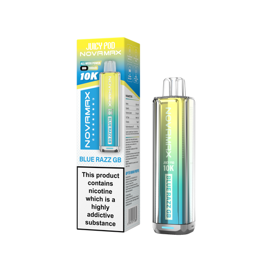 Juicy Pod NovaMax 10K Device – Blue Razz GB
