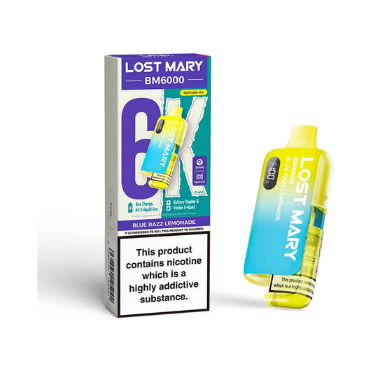 Lost Mary BM6000 Device – Blue Razz Lemonade