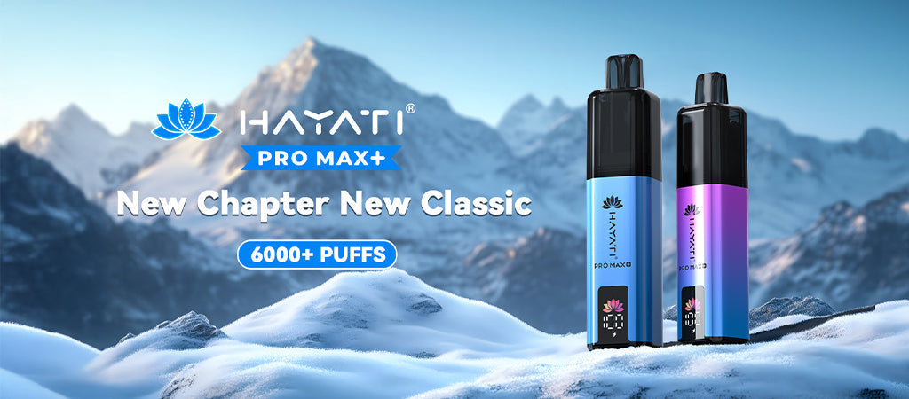 Hayati Pro Max Plus: A Rechargeable 6000 Puff Pod Kit - Sky Blue Vape Lounge