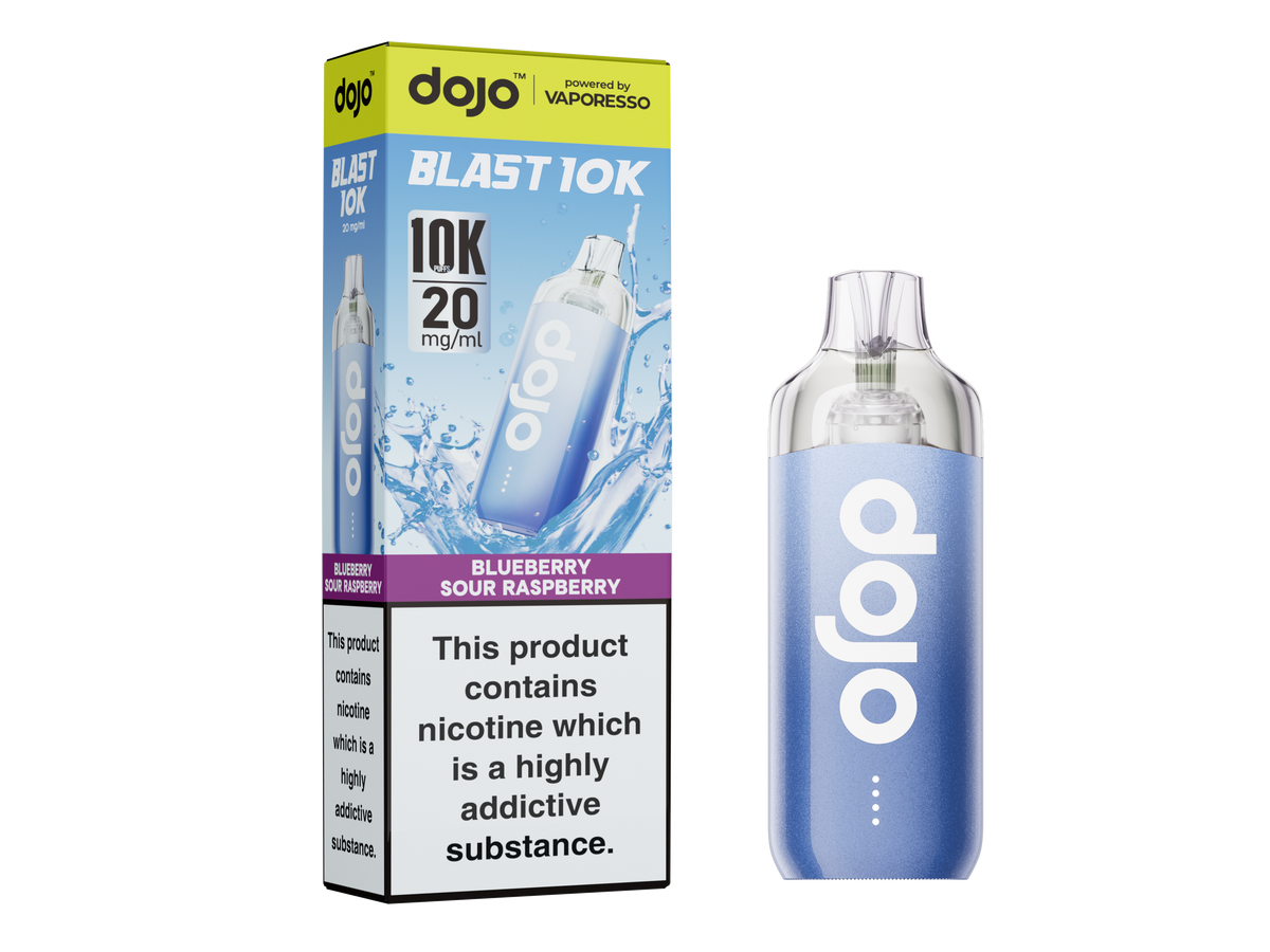 Experience Ultimate Flavor with the Dojo Blast 10K Vape Device - Sky Blue Vape Lounge