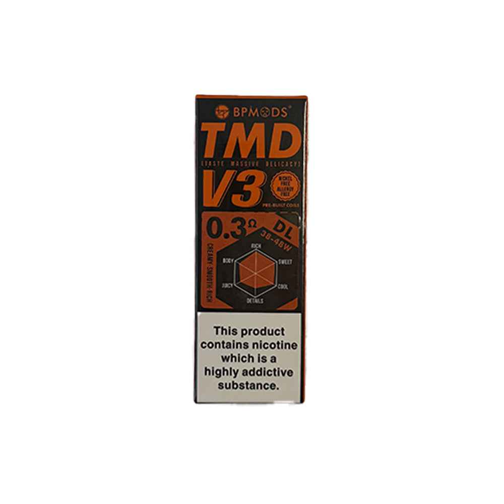 BP Mods TMD V3 Replacement Coils - Perfect Vaping Experience in Every Puff - Sky Blue Vape Lounge