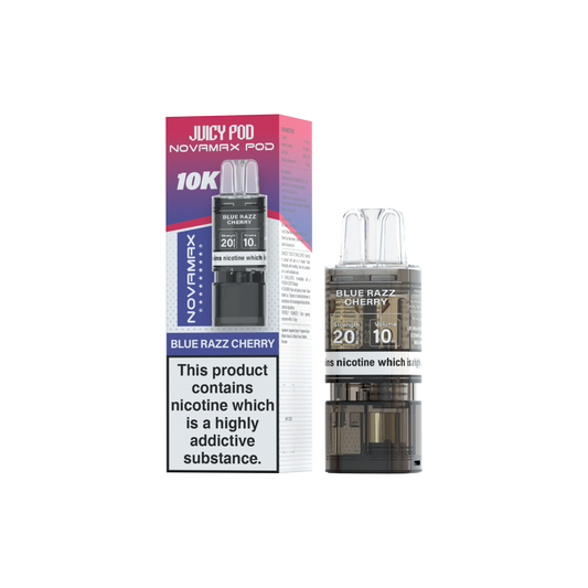 Juicy Pod NovaMax 10K Refill – Blue Razz Cherry