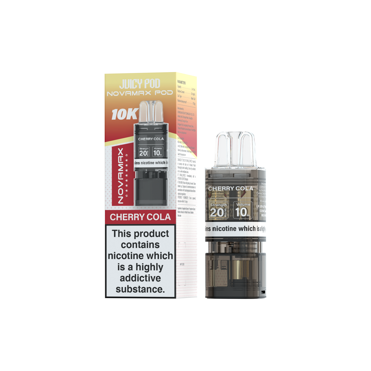 Juicy Pod Novamax 10k Refill - Sky Blue Vape Lounge