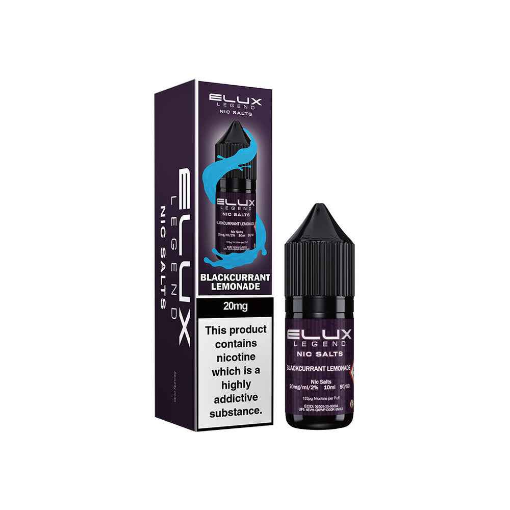 Elux Nic Salts 10ml - Sky Blue Vape Lounge