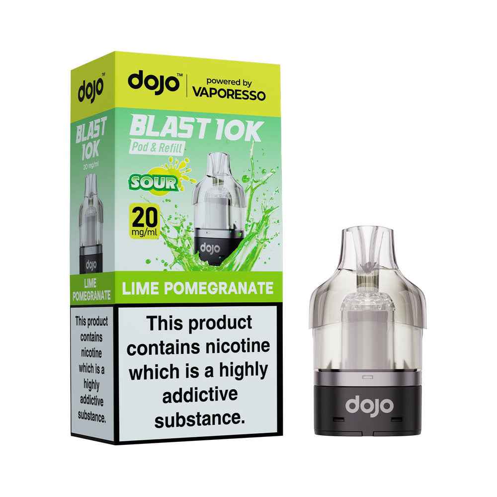 Elevate Your Vaping Experience with Dojo Blast 10K Refill - Sky Blue Vape Lounge