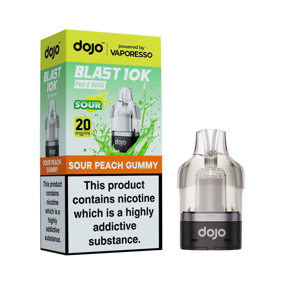 Elevate Your Vaping Experience with Dojo Blast 10K Refill - Sky Blue Vape Lounge