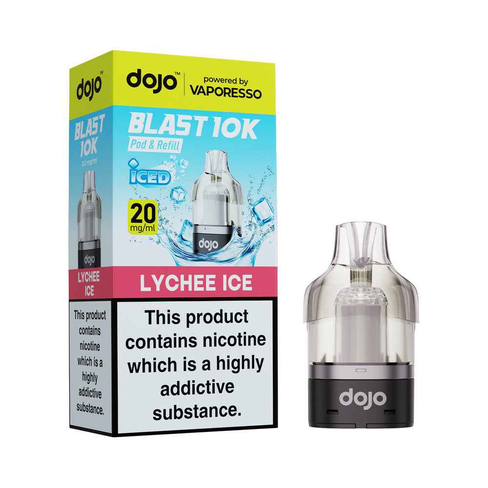 Elevate Your Vaping Experience with Dojo Blast 10K Refill - Sky Blue Vape Lounge