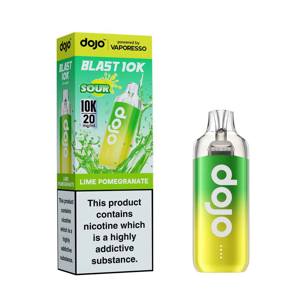 Experience Ultimate Flavor with the Dojo Blast 10K Vape Device - Sky Blue Vape Lounge