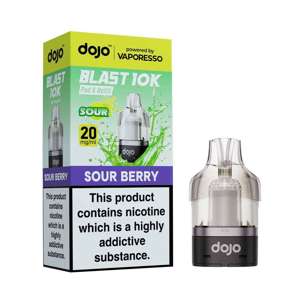 Elevate Your Vaping Experience with Dojo Blast 10K Refill - Sky Blue Vape Lounge