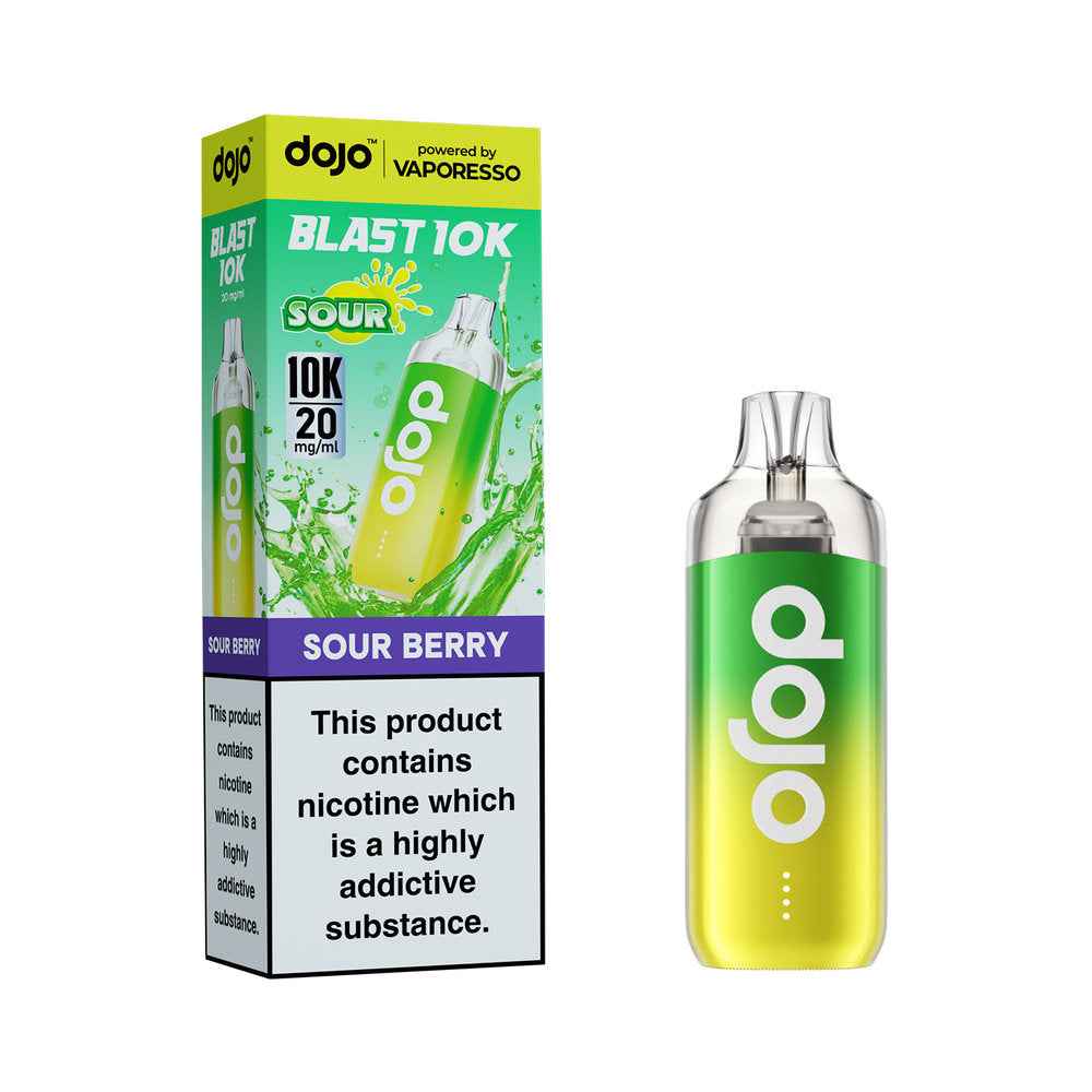 Experience Ultimate Flavor with the Dojo Blast 10K Vape Device - Sky Blue Vape Lounge