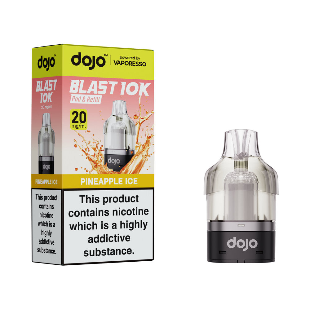 Elevate Your Vaping Experience with Dojo Blast 10K Refill - Sky Blue Vape Lounge