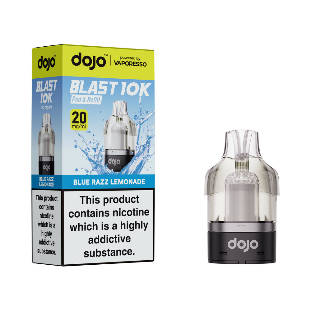 Elevate Your Vaping Experience with Dojo Blast 10K Refill - Sky Blue Vape Lounge