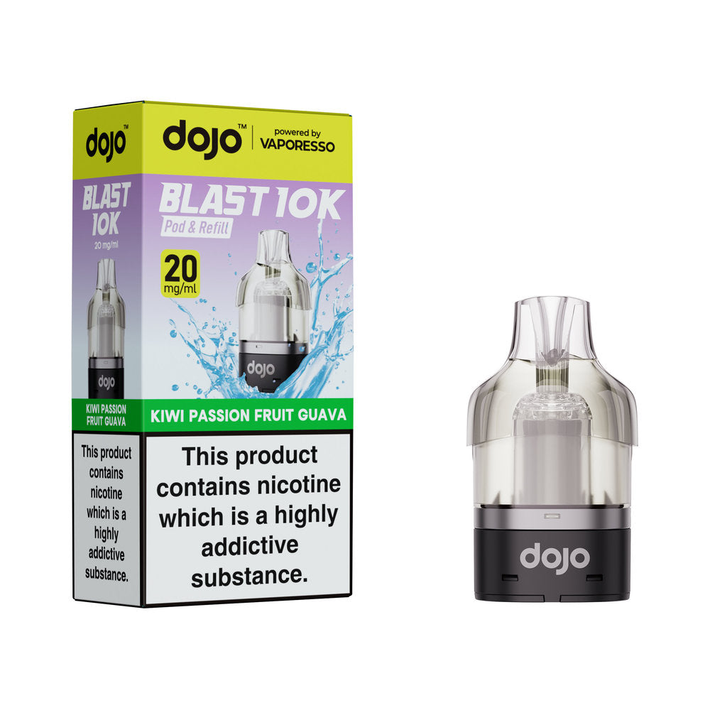 Elevate Your Vaping Experience with Dojo Blast 10K Refill - Sky Blue Vape Lounge