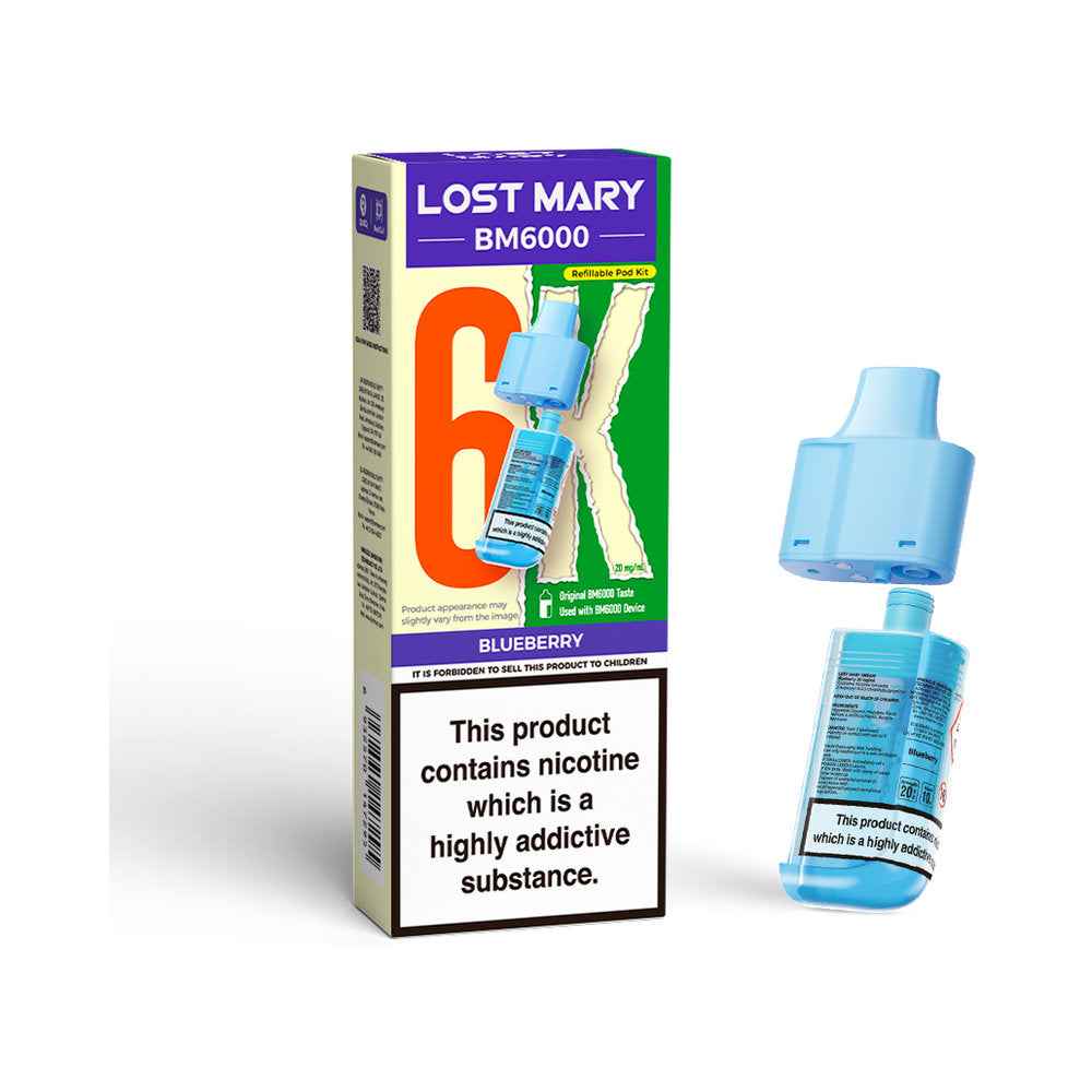 Lost Mary BM6000 Refill - Sky Blue Vape Lounge