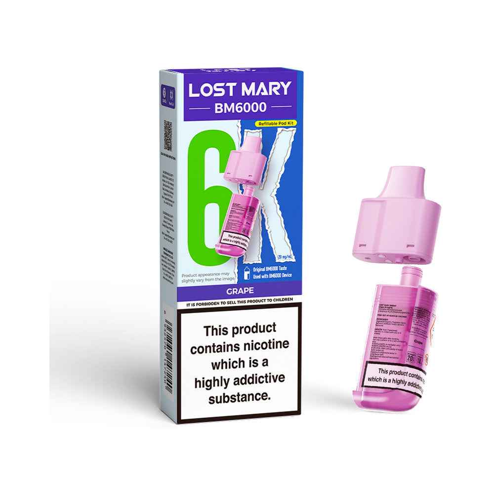 Lost Mary BM6000 Refill - Sky Blue Vape Lounge