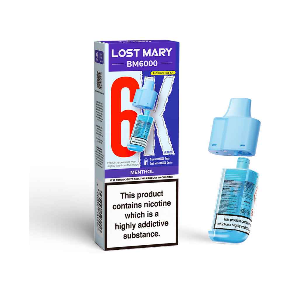 Lost Mary BM6000 Refill - Sky Blue Vape Lounge