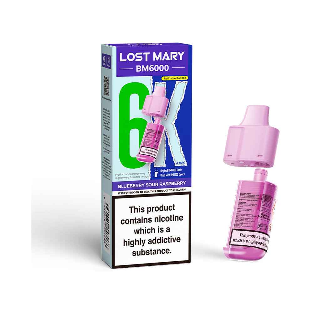 Lost Mary BM6000 Refill - Sky Blue Vape Lounge