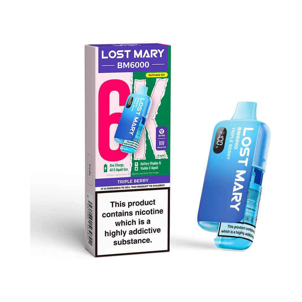 Lost Mary BM6000 Device - Sky Blue Vape Lounge