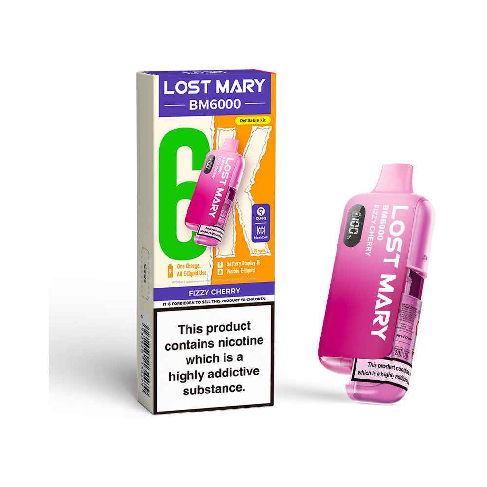 Lost Mary BM6000 Device - Sky Blue Vape Lounge