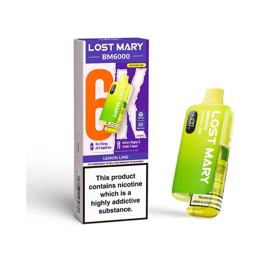 Lost Mary BM6000 Device - Sky Blue Vape Lounge