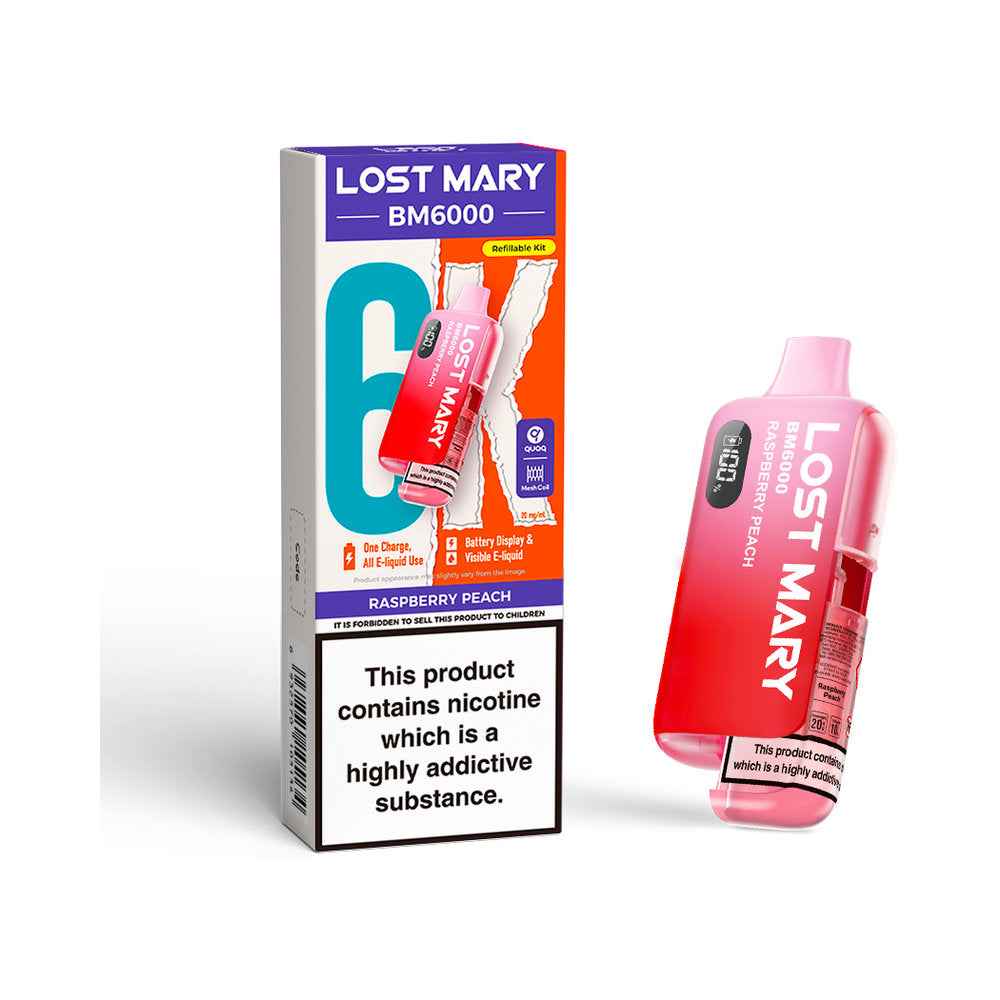 Lost Mary BM6000 Device - Sky Blue Vape Lounge