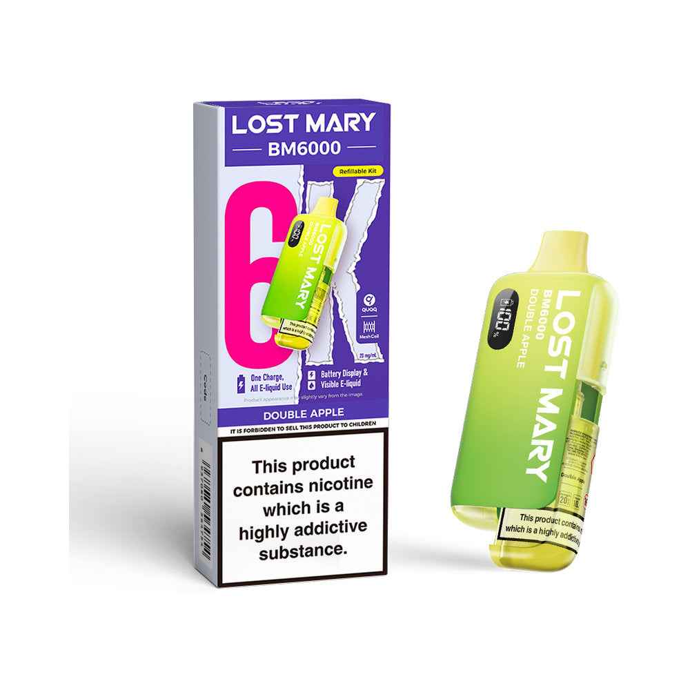 Lost Mary BM6000 Device - Sky Blue Vape Lounge