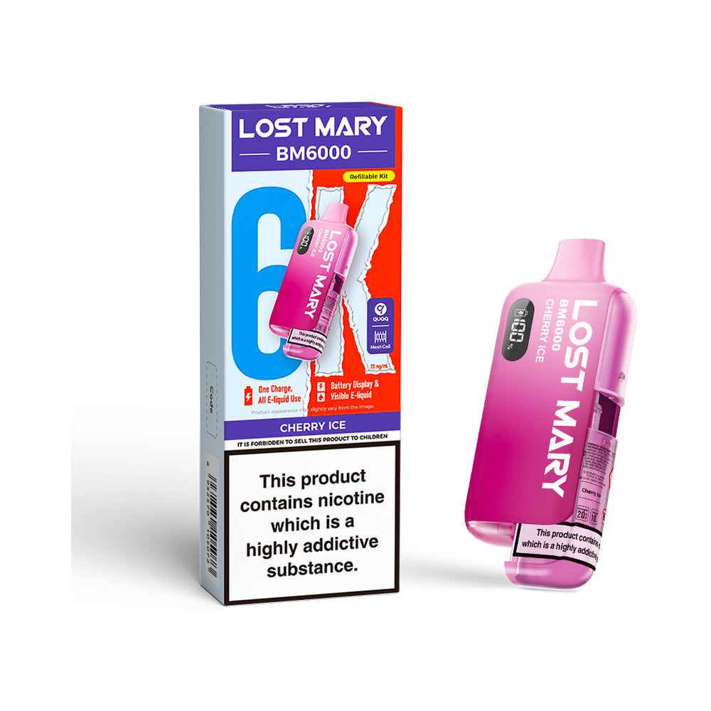 Lost Mary BM6000 Device - Sky Blue Vape Lounge