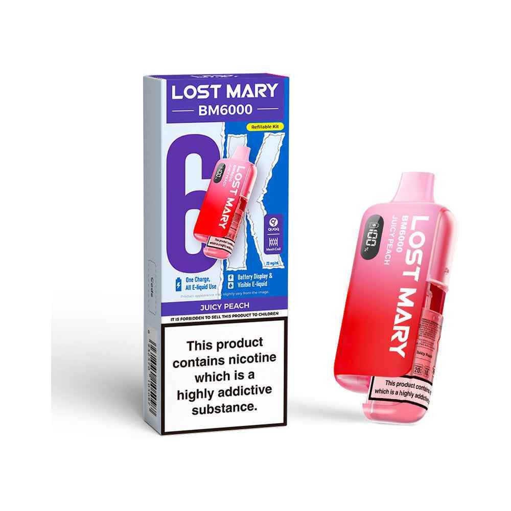 Lost Mary BM6000 Device - Sky Blue Vape Lounge
