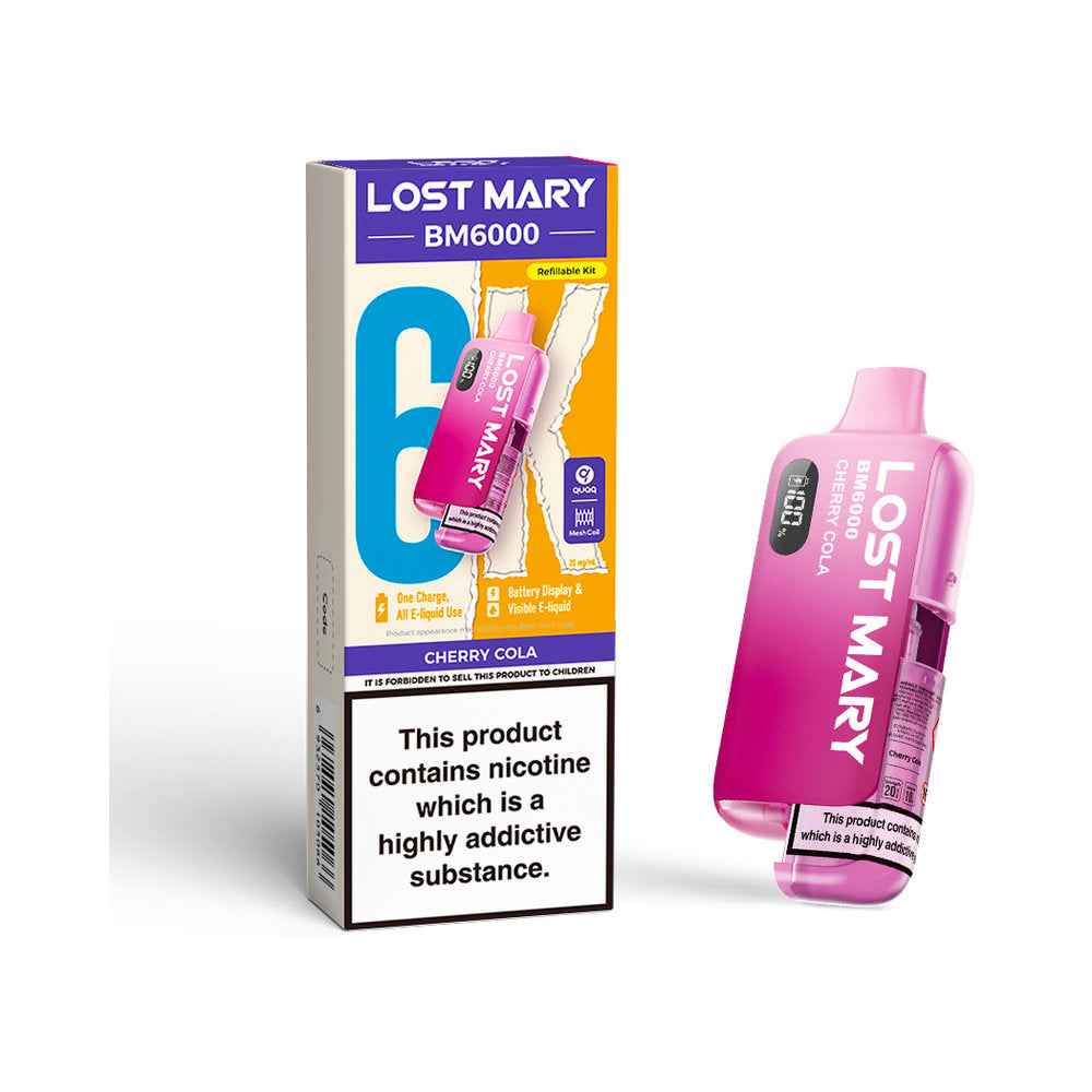 Lost Mary BM6000 Device - Sky Blue Vape Lounge
