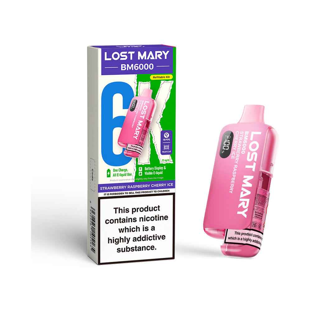 Lost Mary BM6000 Device - Sky Blue Vape Lounge