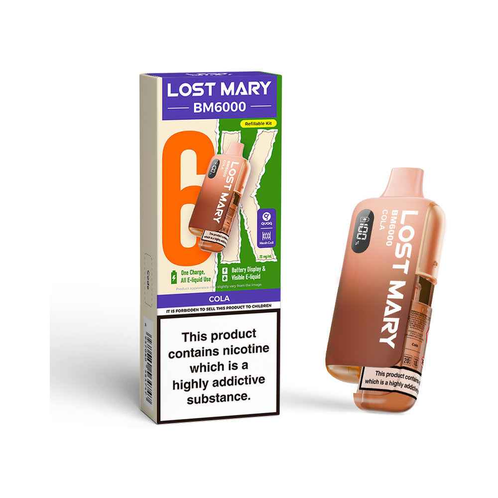 Lost Mary BM6000 Device - Sky Blue Vape Lounge