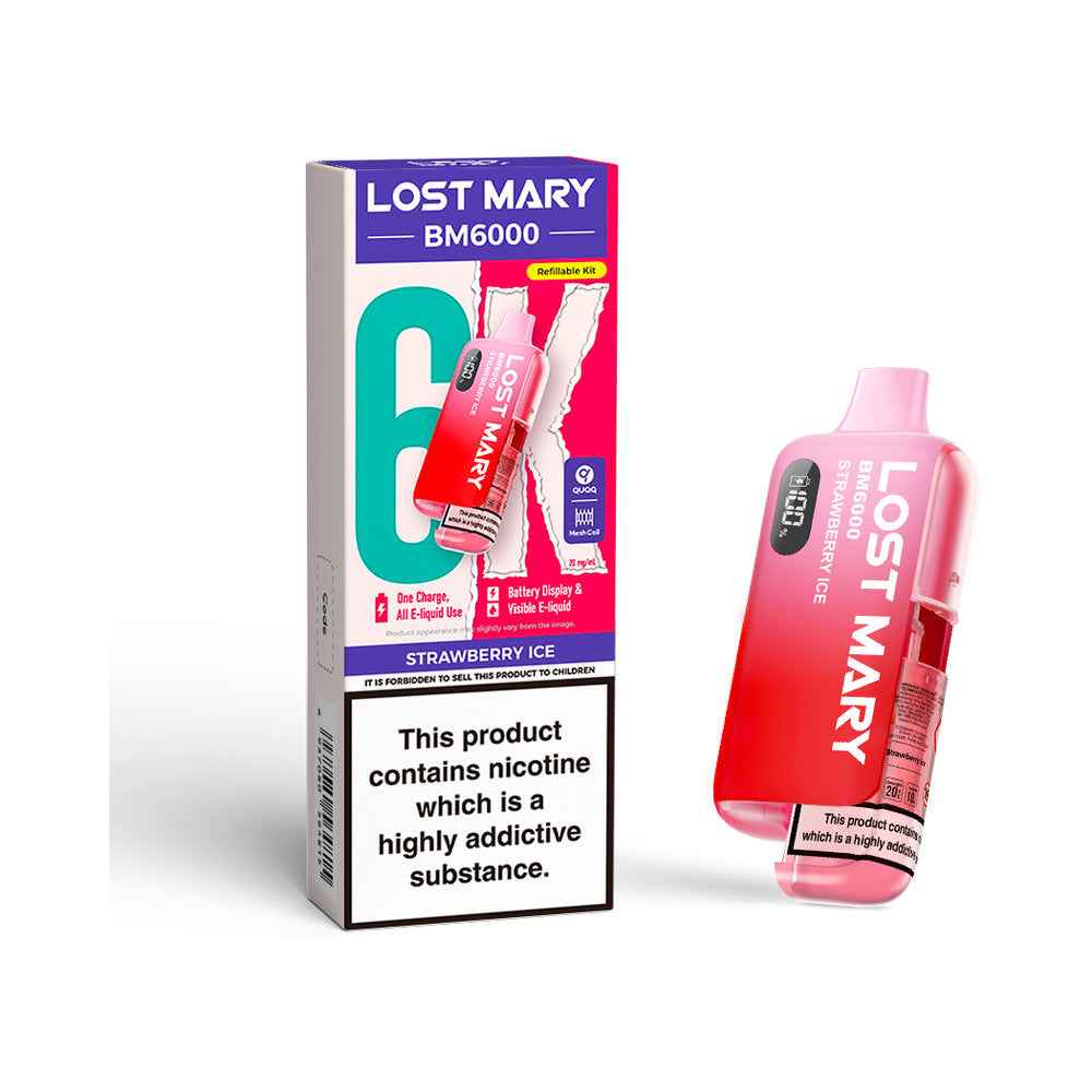 Lost Mary BM6000 Device - Sky Blue Vape Lounge