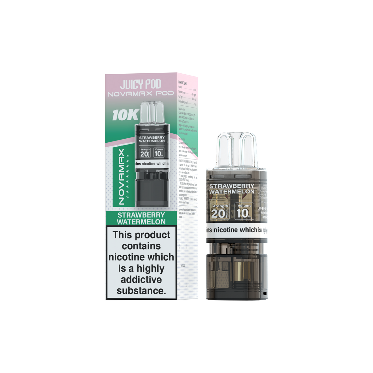 Juicy Pod Novamax 10k Refill - Sky Blue Vape Lounge