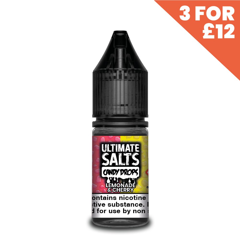 Ultimate Salts Candy Drops 10ml Lemonade & Cherry - Sky Blue Vape